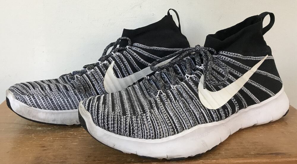 Nike Free Train Force Fly Training Black Athletic Running Shoes Sneakers 12 46